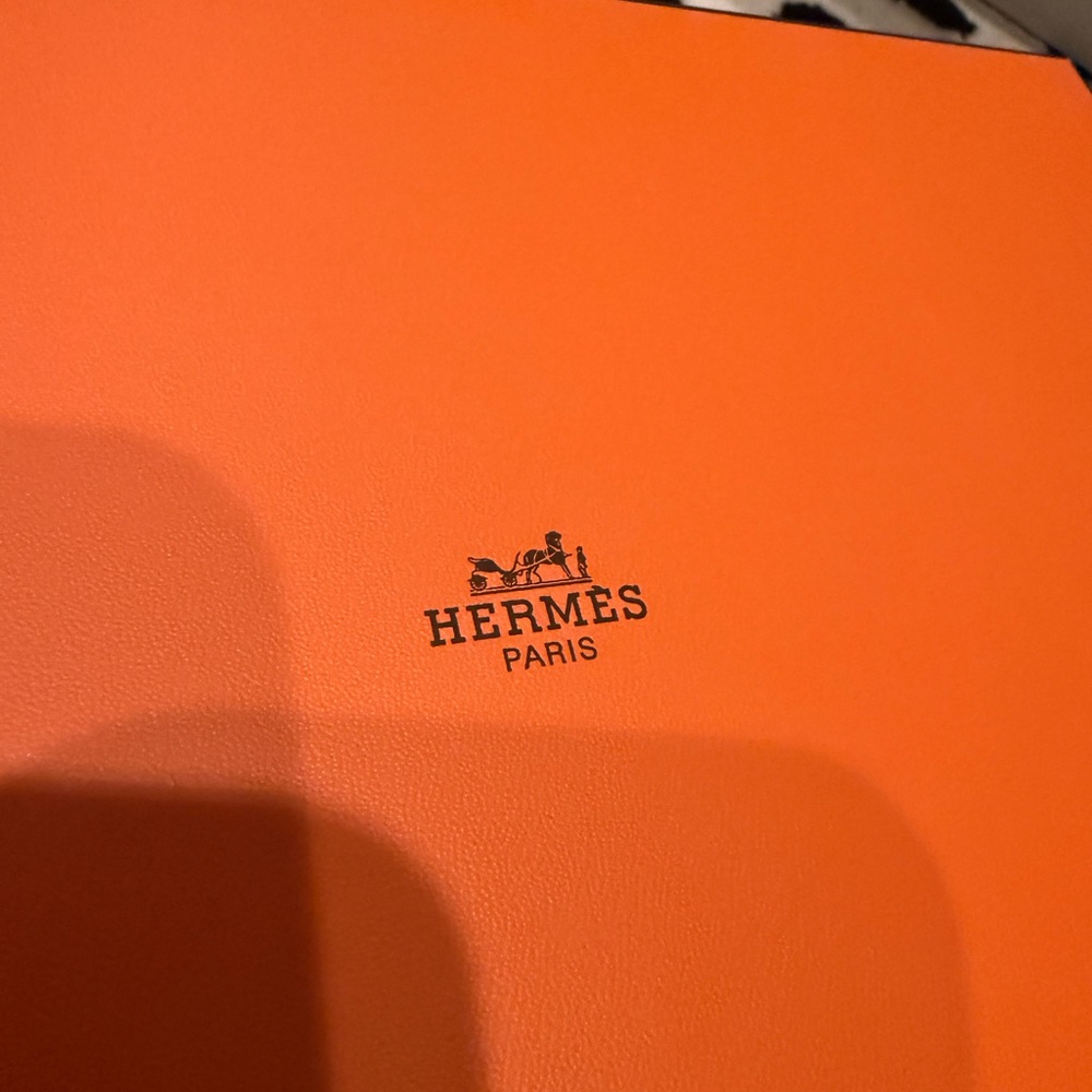 Hermes Chypre sandals in rose sorbet BNIB Authentic sz 38 orange coral color - Picture 4 of 13